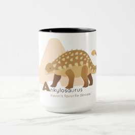 Caneca Como Ankylosaurus Mug