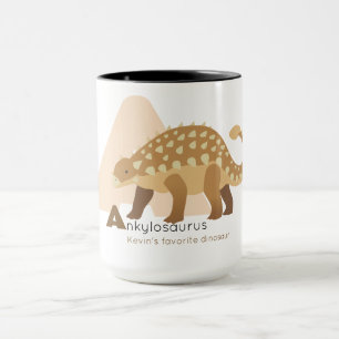 Caneca Como Ankylosaurus Mug