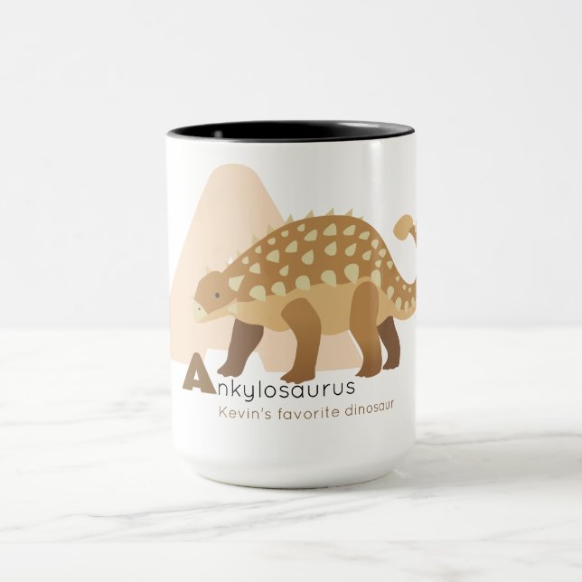 Caneca Como Ankylosaurus Mug (Centro)