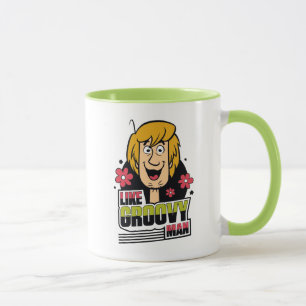 Caneca "Como gráfico desgrenhado do homem Groovy"