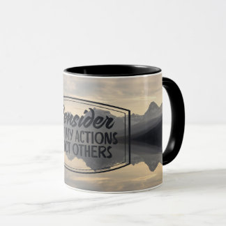 Caneca Como minhas ações afetam os outros