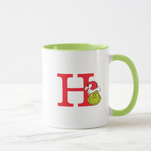 Caneca Como o Grinch Roubou o Natal Monogram H