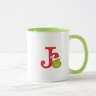 Caneca Como o Grinch Roubou o Natal Monogram J