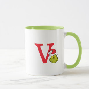 Caneca Como o Grinch Roubou o Natal Monograma V
