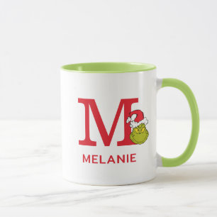Caneca Como o Grinch Roubou o Natal   Nome & Monograma M