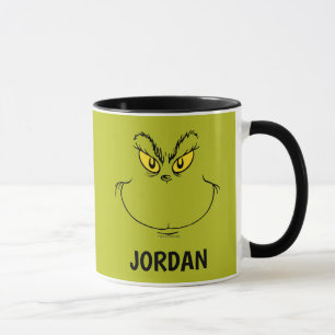 Caneca Como o Grinch Roubou o Rosto do Natal - Personaliz
