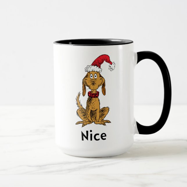 Caneca Como o Grpolegadas roubou o Natal | Max é Nice (Direita)