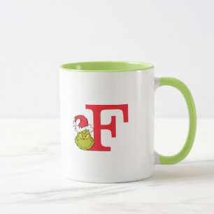 Caneca Como o Grpolegadas roubou o Natal   Monograma F
