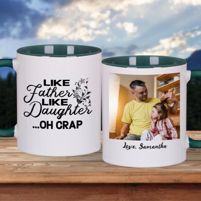 Caneca Como Pai Como Filha | Foto (Criador carregado)