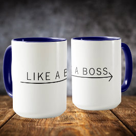 Caneca Como Uma Tendência Moderna Mínima De Tyfografia Do
