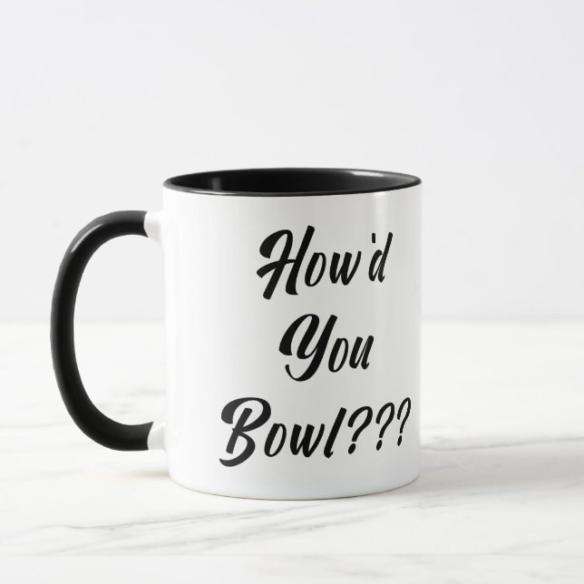 Caneca Como você jogou boliche? (Esquerda)