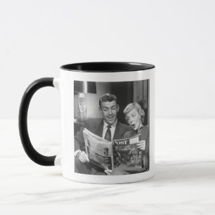 Caneca Compartimento da leitura do casal