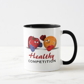 Caneca Competição saudável Boxing Fruta mug