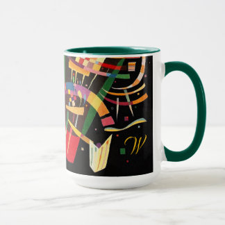 Caneca Composition X Biomorphic Abstraction Art Monogram