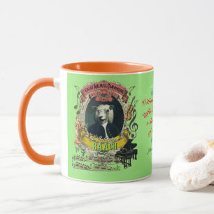 Caneca Compositor animal J.S. Bach dos carneiros