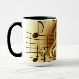 Caneca Compositor musical do Elegante Na moda