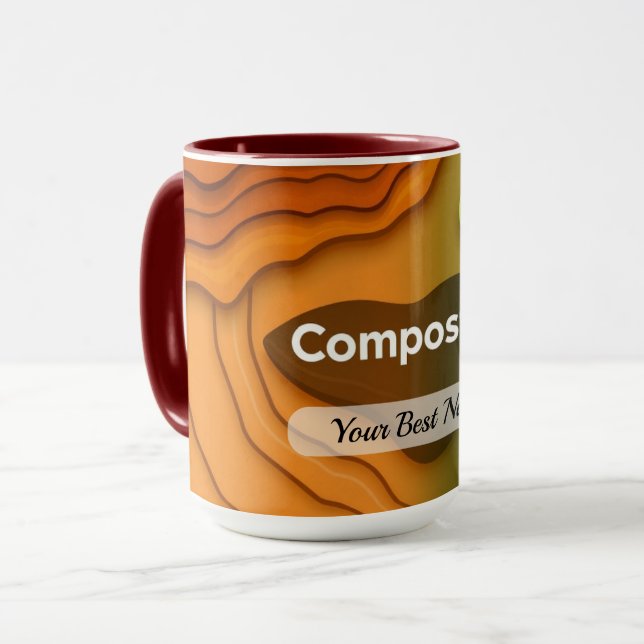 Caneca Compost Cycle Mug Custom (Frente Esquerda)