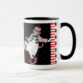 Caneca Compra de inclinação do feriado do lebreiro do