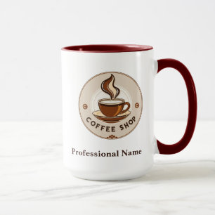 Caneca Compro profissional Compro Mínimo Moderno do Café