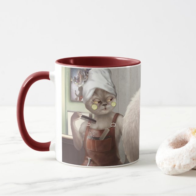 Caneca Compro Whimsical Pet Barber (Com Donut)
