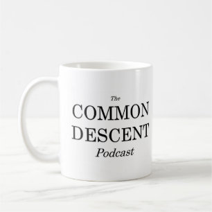 Caneca comum do logotipo da separação do Podcast