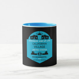 Caneca Comunidades de Casa Pequena Editáveis