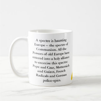 Caneca comunista do manifesto