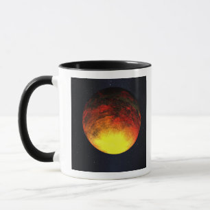 Caneca Conceito artístico de Kepler-10b