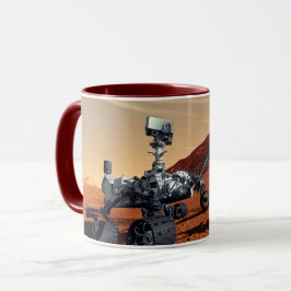 Caneca Conceito Artístico do Rover Curiosity da NASA para