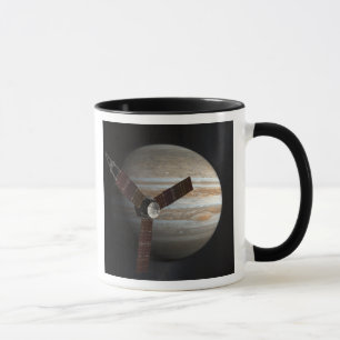 Caneca Conceito de artista da espaçonave Juno