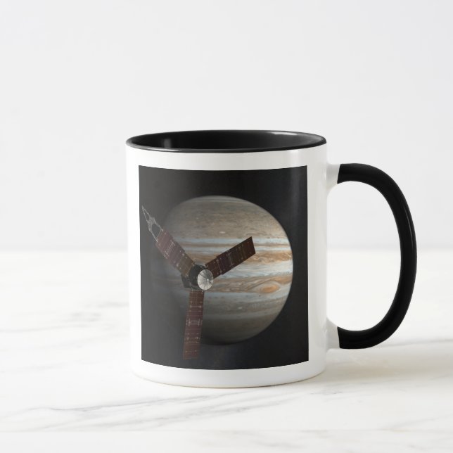 Caneca Conceito de artista da espaçonave Juno (Direita)