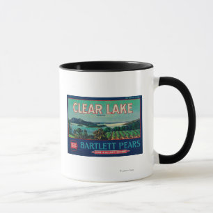 Caneca Condado claro de LabelLake da caixa da pera do