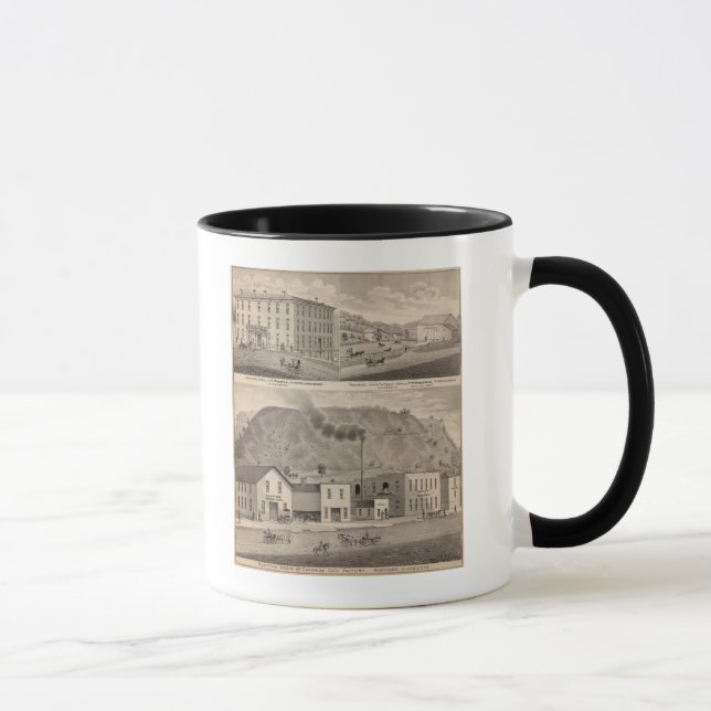 Caneca Condado de Rushford Wagonand Carruagem, Minnesota (Direita)
