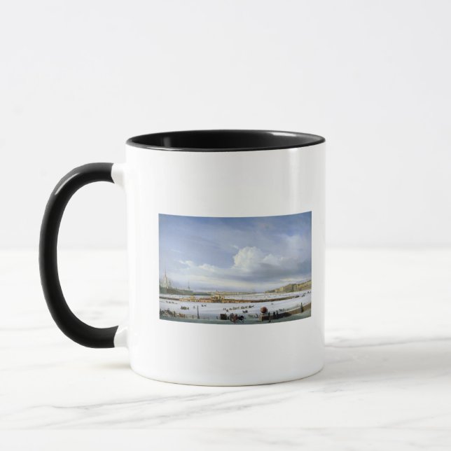 Caneca Conduzindo no Neva, 1854 (Esquerda)