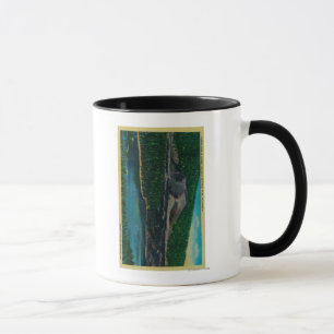 Caneca Cone da cinza no parque nacional vulcânico de