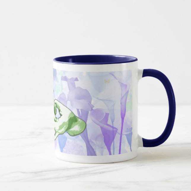 Caneca Conexão & lírios de Cala (Direita)