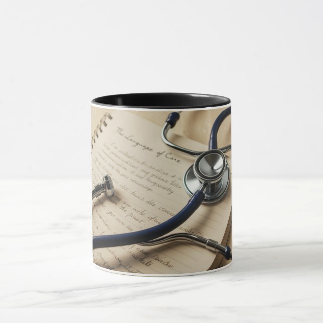 Caneca Conexões de Nurtura: Mug "A Linguagem de Cuidados" (Centro)