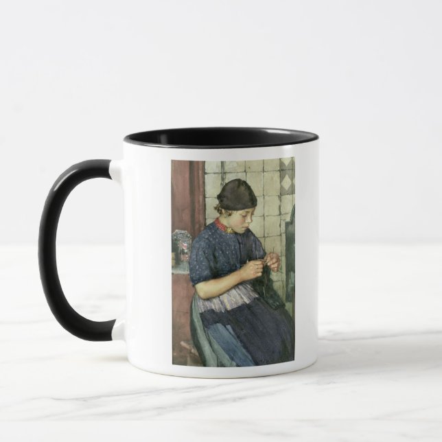 Caneca Confecção de malhas da menina (Esquerda)