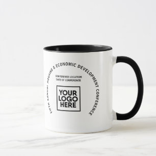 Caneca Conferência Empresarial Logotipo Personalizado 