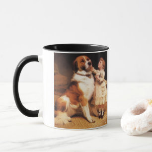 Caneca Confiança de Charles Burton Barber, Cão São Bernar
