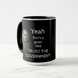 Caneca Confiar No Governo