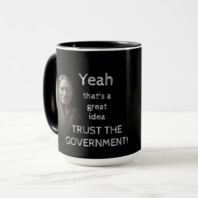 Caneca Confiar No Governo (Frente Esquerda)