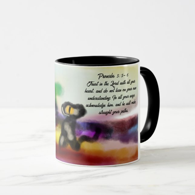 Caneca confie em jesus  (Frente Esquerda)