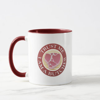 Caneca Confie em mim, eu sou um osso-açougueiro