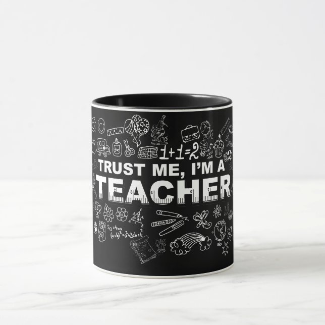 CANECA CONFIE EM MIM, SOU PROFESSOR (Centro)