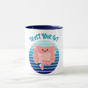 Caneca Confie no seu intestino Gastro-esquadrão gastroent
