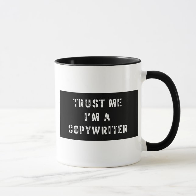 Caneca Confie que eu mim é um Copywriter (Direita)