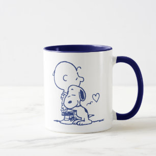 Caneca Conforto e segurança Charlie & Snoopy Hug