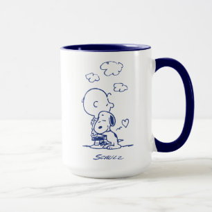 Caneca Conforto e segurança Charlie & Snoopy Hug