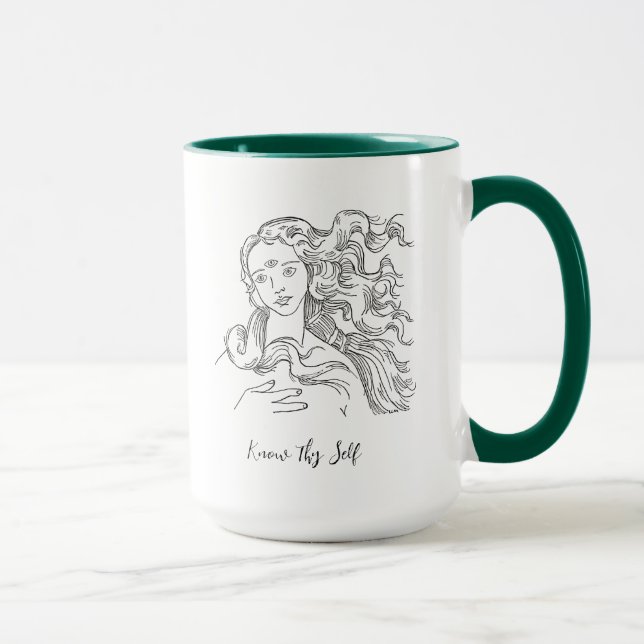 Caneca Conheça O Seu Próprio Vênus Mug (Direita)